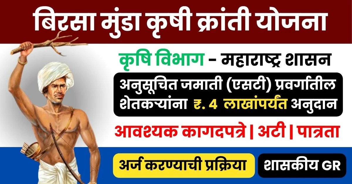 बिरसा मुंडा कृषी क्रांती योजना